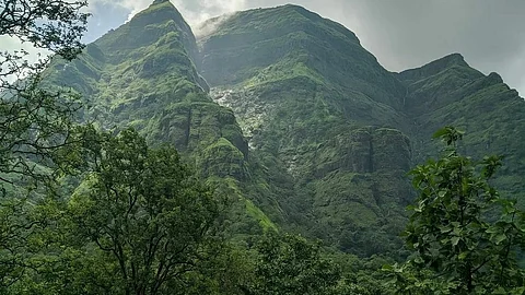 Gorakhgad Fort in the Thane district of Maharashtra