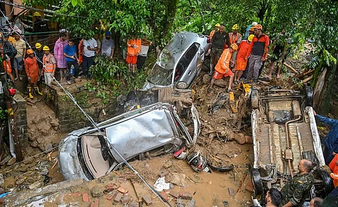 Himachal Pradesh Grapples With Landslides, Floods And Building Collapses As Monsoon Rains Claim 179 Lives