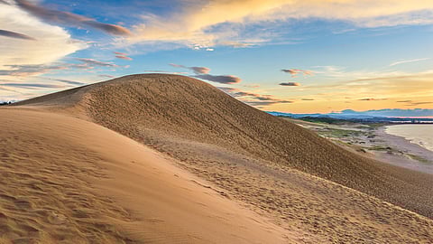 tottori sand dunes sea of japan