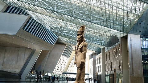 Grand Egyptian Museum Near The Pyramids