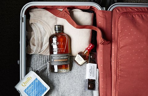 Alcohol in your luggage