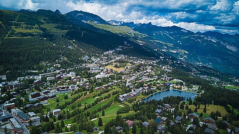 Crans Montana in July 2020