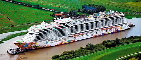 Maharashtra Maiden Voyage of Genting Dream Cruise Liner from Mumbai