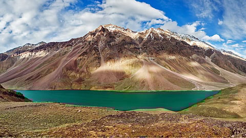 Chandra Tal is a beloved destination for campers and trekkers.