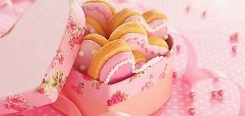 Gift a Box of Technicolour Cookies This Valentine's Day