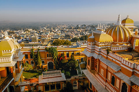 Deogarh Mahal is a 17th-century palace complex