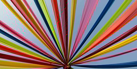 Colourful decorations light up this year's KGAF