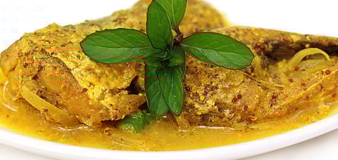 Mustard Ilish is a popular Bengali cuisine made from the Hilsa fish using mustard seeds
