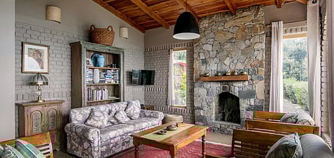 The living area at the Verandah