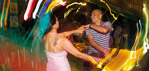 At The BIG TAP, people start to dance early in the night, courtesy Syndicate