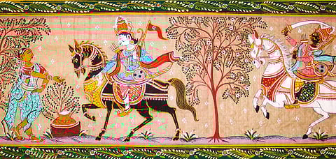 An example of the pattachitra form of art from Odisha