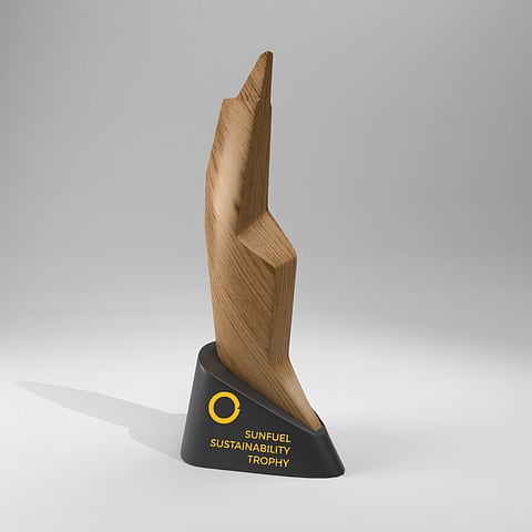 SunFuel Sustainable Trophy. Credits SunFuel