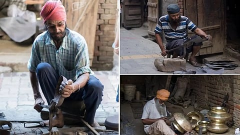 Thatheras are a community of metalsmiths in Punjab