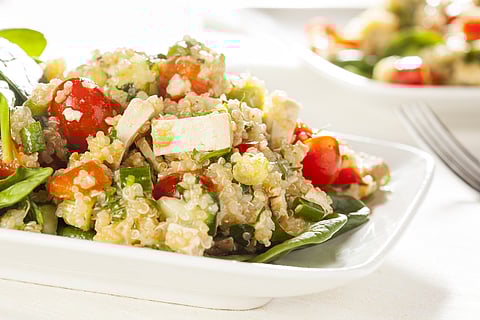 Tofu and quinoa in a dish can pack a double whammy healthwise