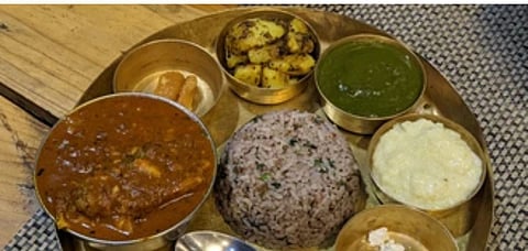 Kumaoni raita is infused with mustard oil and mustard seeds