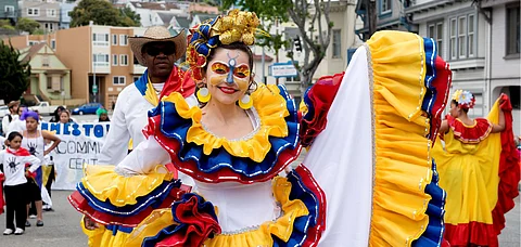 Colourful festivals and marches happen throughout the month.