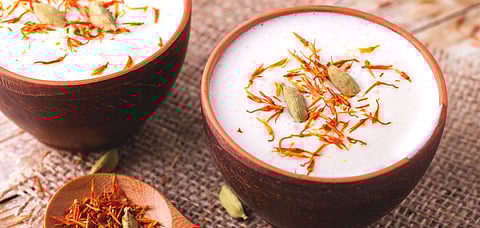 Lassi, the yoghurt-based cold smoothie, originated in the Punjab region