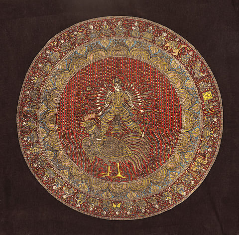 Mata ni Pachedi by Sanjay Chitara and Sons. Credit Gallery 47 A