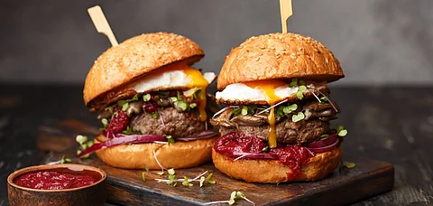 Many chefs seem determined to play with flavours and develop new variants of burger. Credit Shutterstock