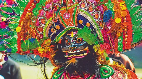 A Chhau performance in Jharkhand