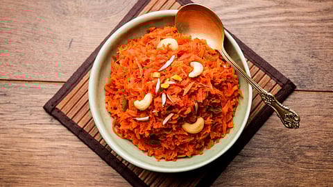 Gajar ka Halwa is a quintessential winter delicacy in India. Credit Deposit Photos