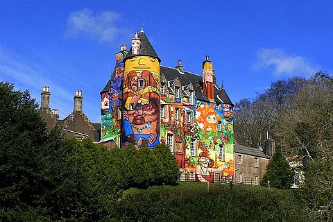 Visit the colourful Kelburn Castle before it's gone