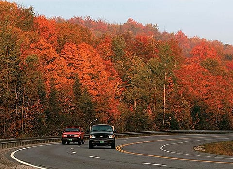 Scenic drives in Connecticut, New England