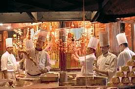 'Craftsmen' at work at the Bukhara kitchen, ITC Maurya, New Delhi