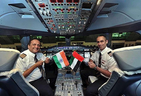 Emirates A380 connects Dubai to Mumbai