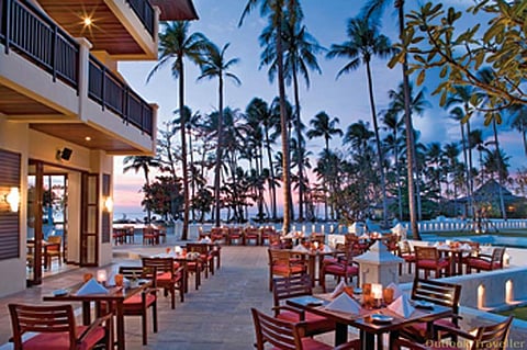 The terrace at Amari Emerald Cove, Koh Chang