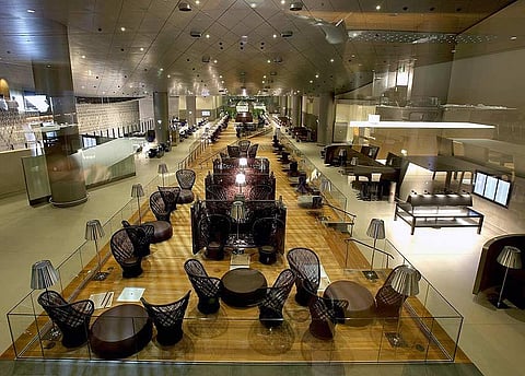 Luxury of a business lounge