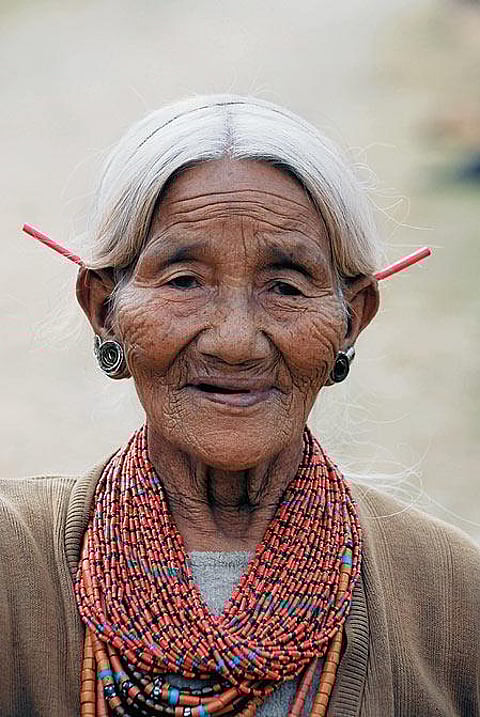 A Konyak woman