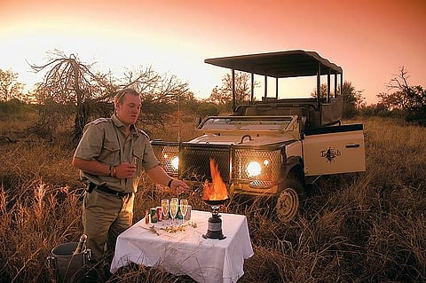 A game drive from the posh Imbali Safari Lodge in Kruger