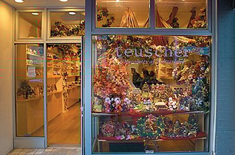 The entrance to Teuscher