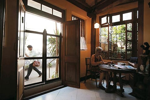 Inside one of the many homes in Khotachiwadi