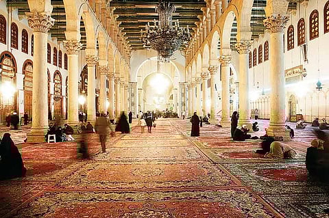 The Umayyad Mosque in Damascus