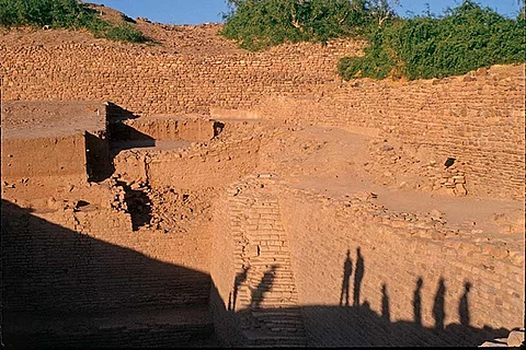 The eastern reservoir at Dholavira