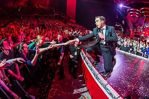 Robbie Williams live in Abu Dhabi