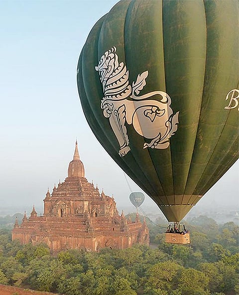 Go ballooning in Myanmar