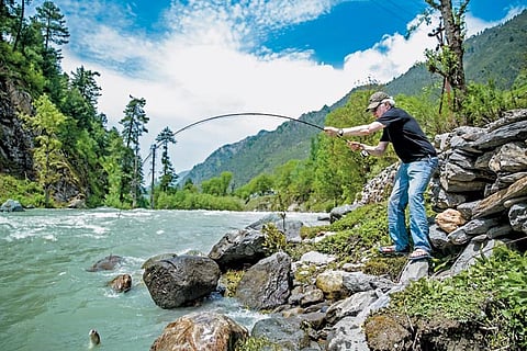 Fly fishing in Sonamarg