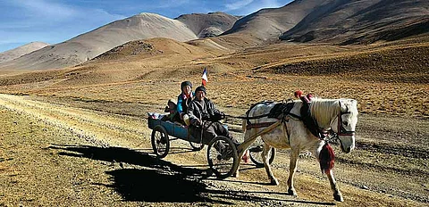 The beautiful but rough terrain of the Tibetan plateau is excellent for the adventure seekers