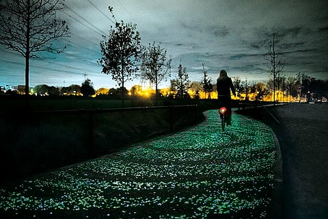 Netherlands The Starry Night Bike Path