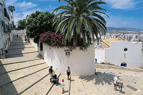 Spain Day and Night in Ibiza