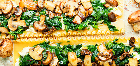 Recipes Portabelle La Lasagna for a Romantic Valentine's Day Dinner