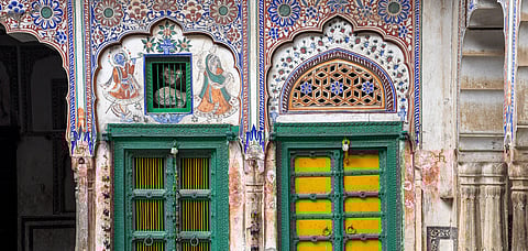 Mandawa is like an open art gallery