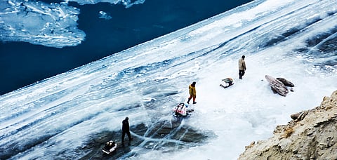 A picture of the Chadar Trek in Ladakh