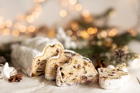 Stollen or Christollen were baked on Christmas in honour of royalty and church clergymen. Credit Shutterstock