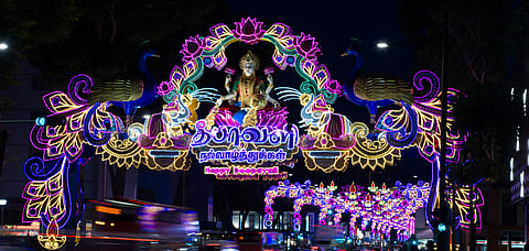 Singapore's Little India is beautifully lit-up for Diwali 2020