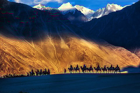 Sunset at Nubra Valley