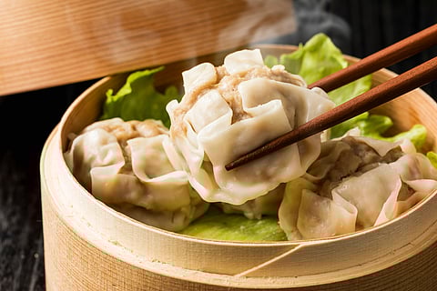 Shrimp Shumai, a steamed dish to enjoy the sweet tenderness of dried sakura shrimp